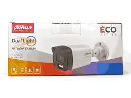 Dahua 2MP IP (Network) Wired Outdoor Bullete with Audio Recording Camera + Colour Night Vision + Built in Mice + Cmos Image Sensor with 3.6Mm Lens - 30Mtr