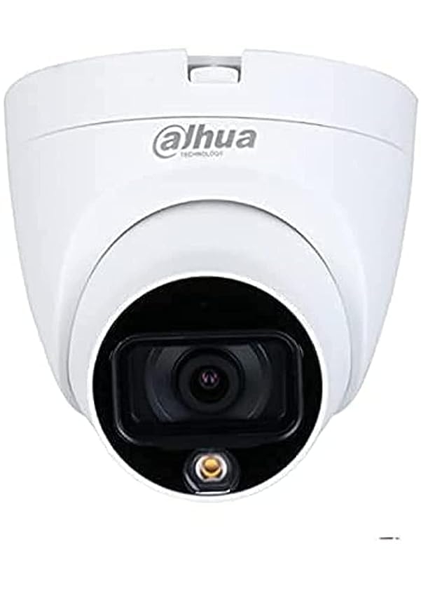 Unlock Ultimate Security with Dahua 2MP HD Full Color Eyeball Dome Camera DH-HAC-HDW1209TLQP-LED