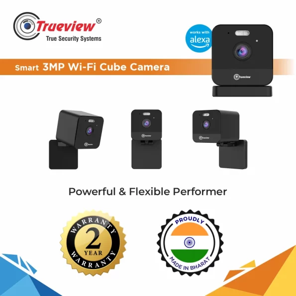 Smart 3MP Wi-Fi Cube Camera