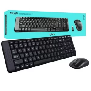 Logitech MK220 Compact Wireless Keyboard and Mouse Combo
